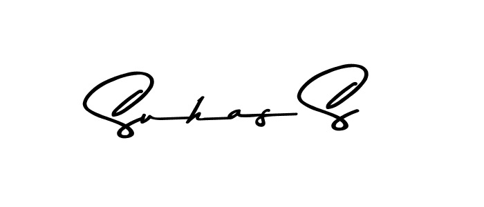 Also You can easily find your signature by using the search form. We will create Suhas S name handwritten signature images for you free of cost using Asem Kandis PERSONAL USE sign style. Suhas S signature style 9 images and pictures png