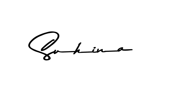 Make a beautiful signature design for name Suhina. With this signature (Asem Kandis PERSONAL USE) style, you can create a handwritten signature for free. Suhina signature style 9 images and pictures png