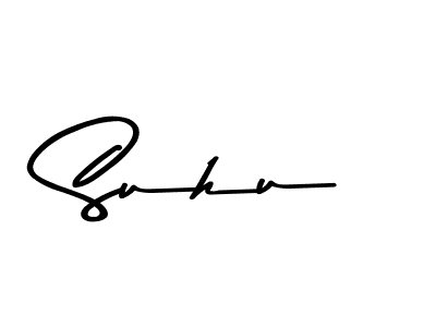 Make a beautiful signature design for name Suhu. With this signature (Asem Kandis PERSONAL USE) style, you can create a handwritten signature for free. Suhu signature style 9 images and pictures png