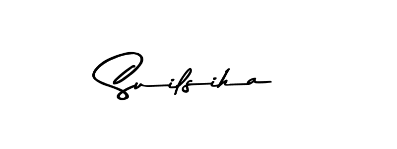 Create a beautiful signature design for name Suilsiha. With this signature (Asem Kandis PERSONAL USE) fonts, you can make a handwritten signature for free. Suilsiha signature style 9 images and pictures png