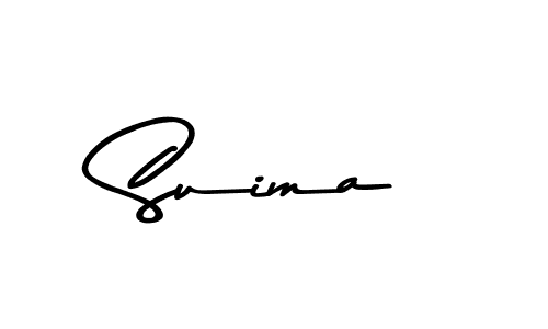 You should practise on your own different ways (Asem Kandis PERSONAL USE) to write your name (Suima) in signature. don't let someone else do it for you. Suima signature style 9 images and pictures png