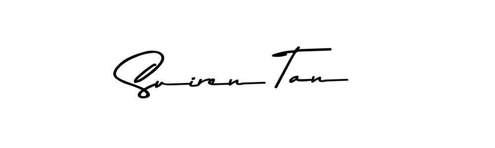 The best way (Asem Kandis PERSONAL USE) to make a short signature is to pick only two or three words in your name. The name Suiren Tan include a total of six letters. For converting this name. Suiren Tan signature style 9 images and pictures png
