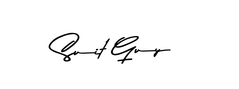 Create a beautiful signature design for name Suit Guy. With this signature (Asem Kandis PERSONAL USE) fonts, you can make a handwritten signature for free. Suit Guy signature style 9 images and pictures png