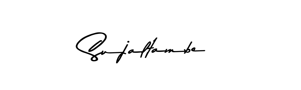 Use a signature maker to create a handwritten signature online. With this signature software, you can design (Asem Kandis PERSONAL USE) your own signature for name Sujaltambe. Sujaltambe signature style 9 images and pictures png