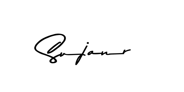 Create a beautiful signature design for name Sujanr. With this signature (Asem Kandis PERSONAL USE) fonts, you can make a handwritten signature for free. Sujanr signature style 9 images and pictures png