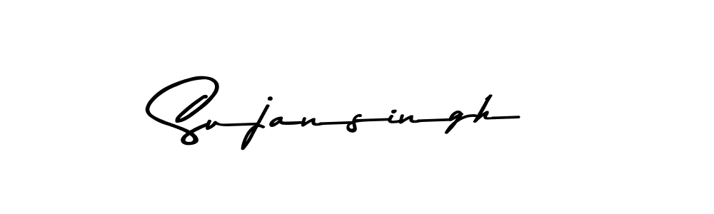 Create a beautiful signature design for name Sujansingh. With this signature (Asem Kandis PERSONAL USE) fonts, you can make a handwritten signature for free. Sujansingh signature style 9 images and pictures png