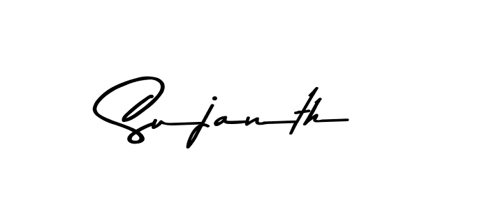 How to make Sujanth signature? Asem Kandis PERSONAL USE is a professional autograph style. Create handwritten signature for Sujanth name. Sujanth signature style 9 images and pictures png