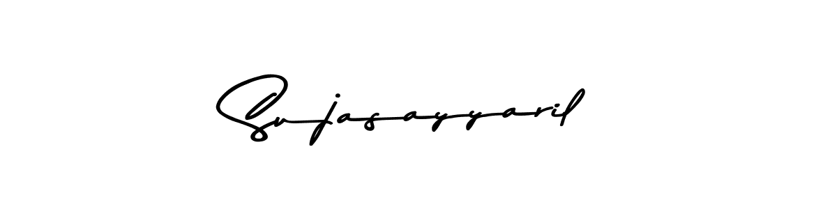 Design your own signature with our free online signature maker. With this signature software, you can create a handwritten (Asem Kandis PERSONAL USE) signature for name Sujasayyaril. Sujasayyaril signature style 9 images and pictures png