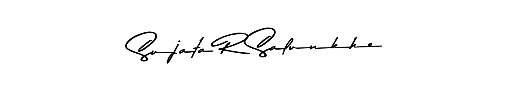 Make a beautiful signature design for name Sujata R Salunkhe. With this signature (Asem Kandis PERSONAL USE) style, you can create a handwritten signature for free. Sujata R Salunkhe signature style 9 images and pictures png
