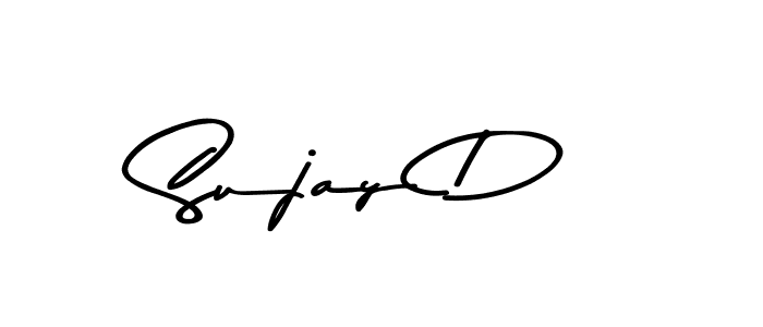 Also You can easily find your signature by using the search form. We will create Sujay D name handwritten signature images for you free of cost using Asem Kandis PERSONAL USE sign style. Sujay D signature style 9 images and pictures png