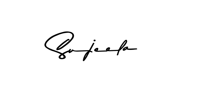 Create a beautiful signature design for name Sujeela. With this signature (Asem Kandis PERSONAL USE) fonts, you can make a handwritten signature for free. Sujeela signature style 9 images and pictures png