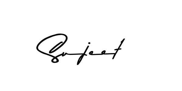 Make a beautiful signature design for name Sujeet. With this signature (Asem Kandis PERSONAL USE) style, you can create a handwritten signature for free. Sujeet signature style 9 images and pictures png