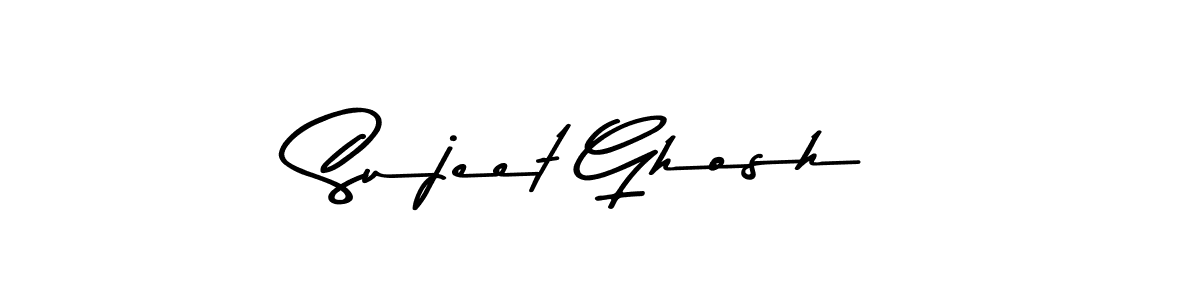 Design your own signature with our free online signature maker. With this signature software, you can create a handwritten (Asem Kandis PERSONAL USE) signature for name Sujeet Ghosh. Sujeet Ghosh signature style 9 images and pictures png