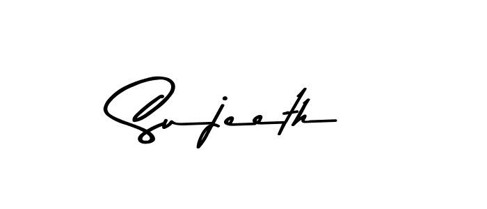 Create a beautiful signature design for name Sujeeth. With this signature (Asem Kandis PERSONAL USE) fonts, you can make a handwritten signature for free. Sujeeth signature style 9 images and pictures png