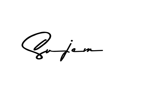 Create a beautiful signature design for name Sujem. With this signature (Asem Kandis PERSONAL USE) fonts, you can make a handwritten signature for free. Sujem signature style 9 images and pictures png