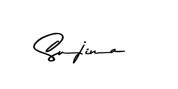 Sujina stylish signature style. Best Handwritten Sign (Asem Kandis PERSONAL USE) for my name. Handwritten Signature Collection Ideas for my name Sujina. Sujina signature style 9 images and pictures png