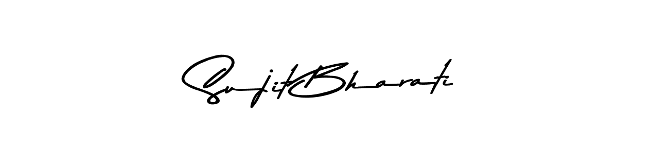 Use a signature maker to create a handwritten signature online. With this signature software, you can design (Asem Kandis PERSONAL USE) your own signature for name Sujit Bharati. Sujit Bharati signature style 9 images and pictures png