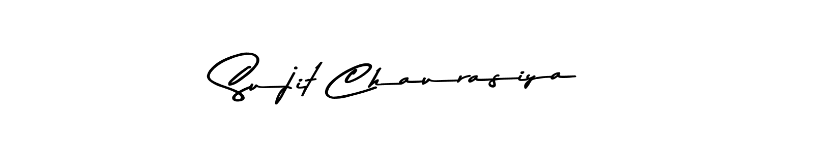 Design your own signature with our free online signature maker. With this signature software, you can create a handwritten (Asem Kandis PERSONAL USE) signature for name Sujit Chaurasiya. Sujit Chaurasiya signature style 9 images and pictures png