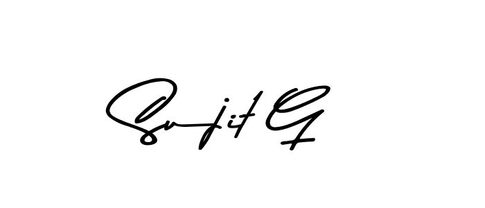 Make a beautiful signature design for name Sujit G. Use this online signature maker to create a handwritten signature for free. Sujit G signature style 9 images and pictures png