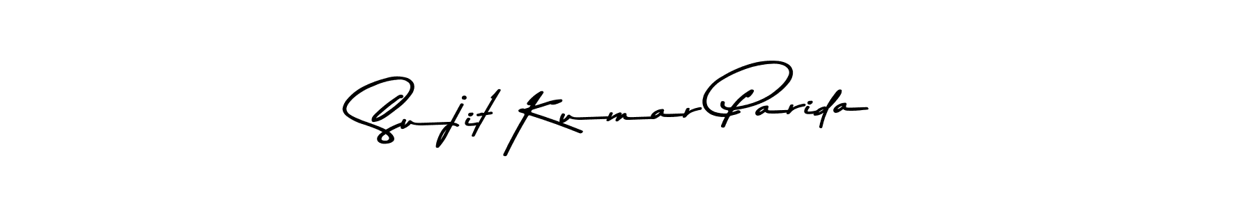 Make a beautiful signature design for name Sujit Kumar Parida. With this signature (Asem Kandis PERSONAL USE) style, you can create a handwritten signature for free. Sujit Kumar Parida signature style 9 images and pictures png
