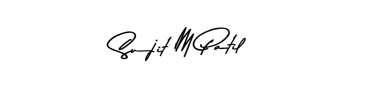 You should practise on your own different ways (Asem Kandis PERSONAL USE) to write your name (Sujit M Patil) in signature. don't let someone else do it for you. Sujit M Patil signature style 9 images and pictures png