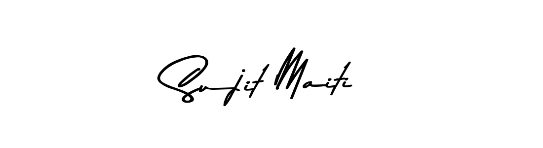 Sujit Maiti stylish signature style. Best Handwritten Sign (Asem Kandis PERSONAL USE) for my name. Handwritten Signature Collection Ideas for my name Sujit Maiti. Sujit Maiti signature style 9 images and pictures png