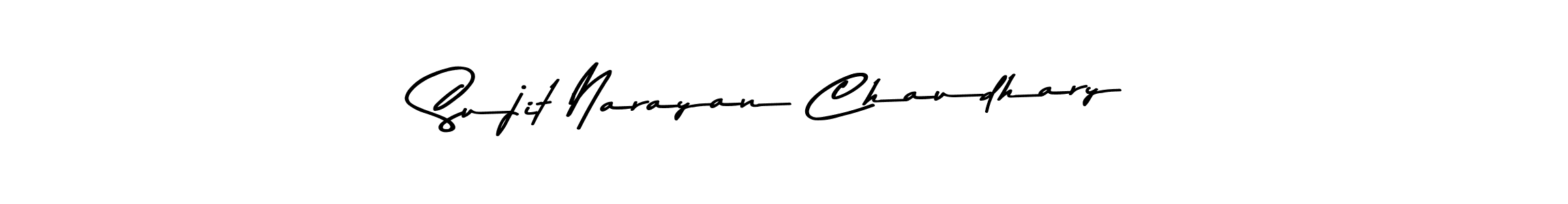 Use a signature maker to create a handwritten signature online. With this signature software, you can design (Asem Kandis PERSONAL USE) your own signature for name Sujit Narayan Chaudhary. Sujit Narayan Chaudhary signature style 9 images and pictures png
