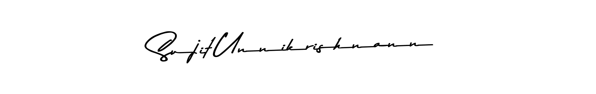 Here are the top 10 professional signature styles for the name Sujit Unnikrishnann. These are the best autograph styles you can use for your name. Sujit Unnikrishnann signature style 9 images and pictures png