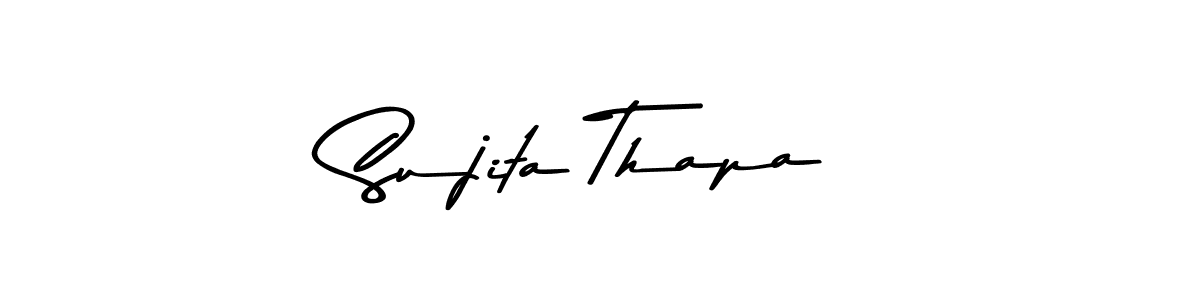 Make a beautiful signature design for name Sujita Thapa. Use this online signature maker to create a handwritten signature for free. Sujita Thapa signature style 9 images and pictures png