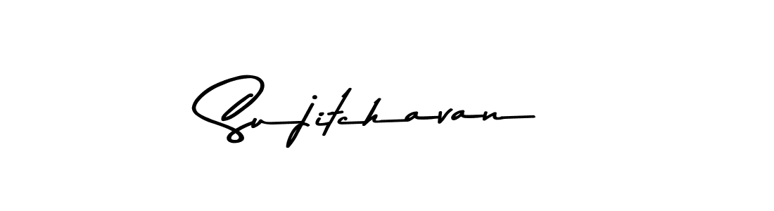 Use a signature maker to create a handwritten signature online. With this signature software, you can design (Asem Kandis PERSONAL USE) your own signature for name Sujitchavan. Sujitchavan signature style 9 images and pictures png