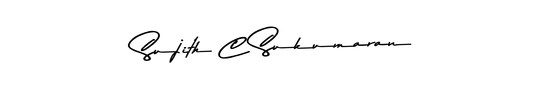 Make a short Sujith C Sukumaran signature style. Manage your documents anywhere anytime using Asem Kandis PERSONAL USE. Create and add eSignatures, submit forms, share and send files easily. Sujith C Sukumaran signature style 9 images and pictures png