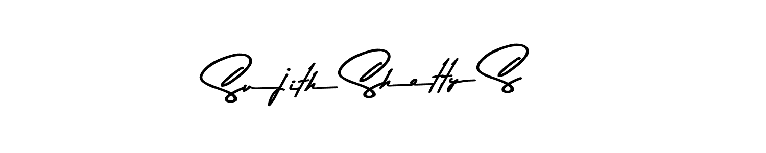 Sujith Shetty S stylish signature style. Best Handwritten Sign (Asem Kandis PERSONAL USE) for my name. Handwritten Signature Collection Ideas for my name Sujith Shetty S. Sujith Shetty S signature style 9 images and pictures png