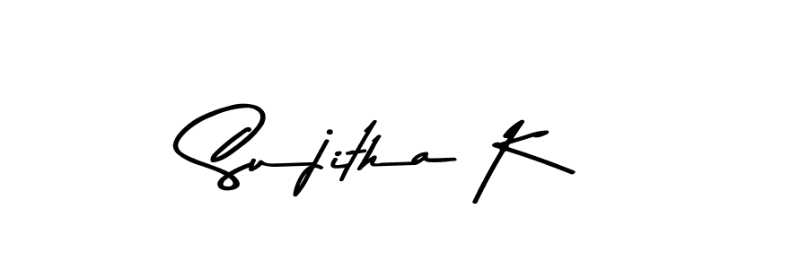 How to Draw Sujitha K signature style? Asem Kandis PERSONAL USE is a latest design signature styles for name Sujitha K. Sujitha K signature style 9 images and pictures png