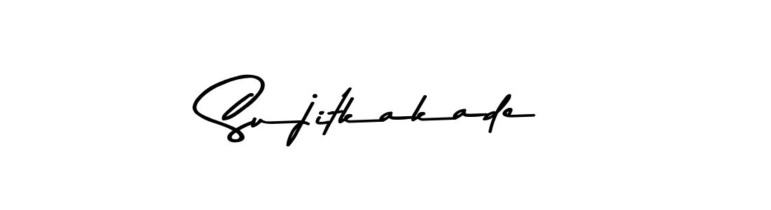 if you are searching for the best signature style for your name Sujitkakade. so please give up your signature search. here we have designed multiple signature styles  using Asem Kandis PERSONAL USE. Sujitkakade signature style 9 images and pictures png