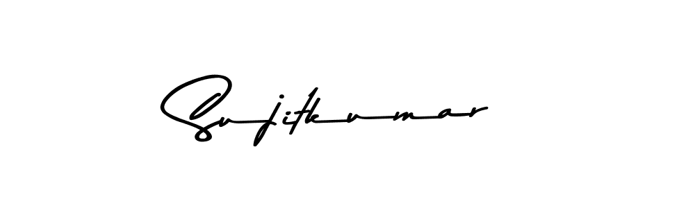 Make a beautiful signature design for name Sujitkumar. With this signature (Asem Kandis PERSONAL USE) style, you can create a handwritten signature for free. Sujitkumar signature style 9 images and pictures png