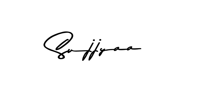 Make a beautiful signature design for name Sujjyaa. With this signature (Asem Kandis PERSONAL USE) style, you can create a handwritten signature for free. Sujjyaa signature style 9 images and pictures png