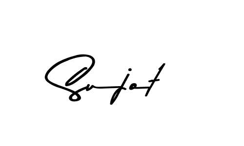 Make a beautiful signature design for name Sujot. With this signature (Asem Kandis PERSONAL USE) style, you can create a handwritten signature for free. Sujot signature style 9 images and pictures png