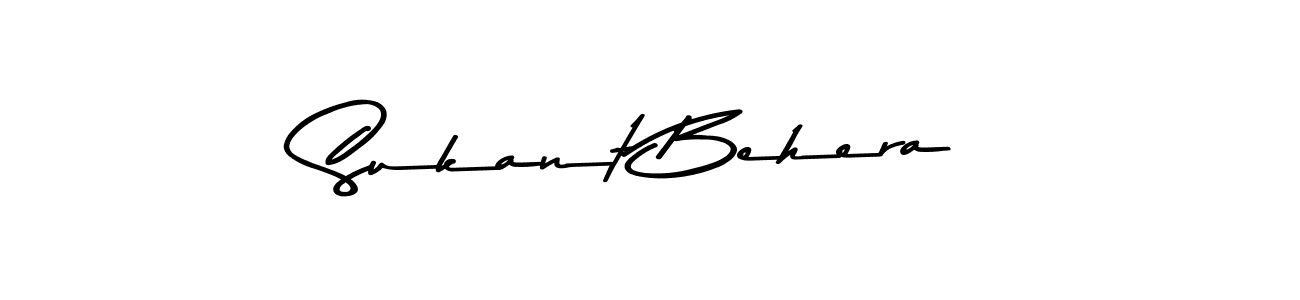 Use a signature maker to create a handwritten signature online. With this signature software, you can design (Asem Kandis PERSONAL USE) your own signature for name Sukant Behera. Sukant Behera signature style 9 images and pictures png