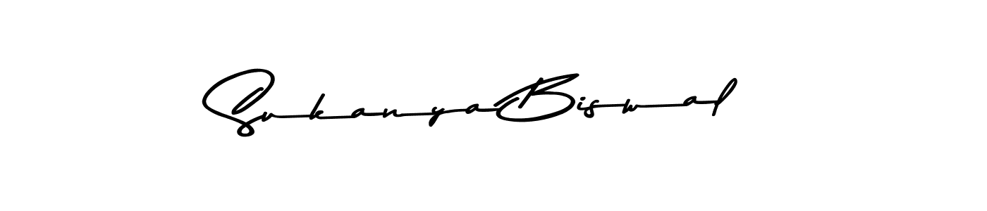 Make a beautiful signature design for name Sukanya Biswal. Use this online signature maker to create a handwritten signature for free. Sukanya Biswal signature style 9 images and pictures png