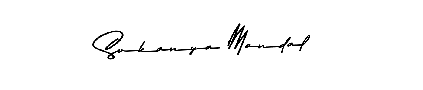 Sukanya Mandal stylish signature style. Best Handwritten Sign (Asem Kandis PERSONAL USE) for my name. Handwritten Signature Collection Ideas for my name Sukanya Mandal. Sukanya Mandal signature style 9 images and pictures png