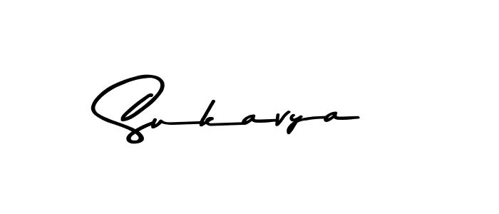 How to make Sukavya signature? Asem Kandis PERSONAL USE is a professional autograph style. Create handwritten signature for Sukavya name. Sukavya signature style 9 images and pictures png