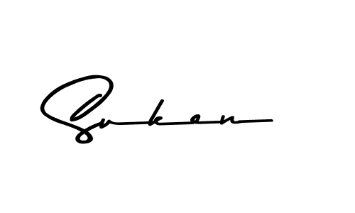 How to Draw Suken signature style? Asem Kandis PERSONAL USE is a latest design signature styles for name Suken. Suken signature style 9 images and pictures png