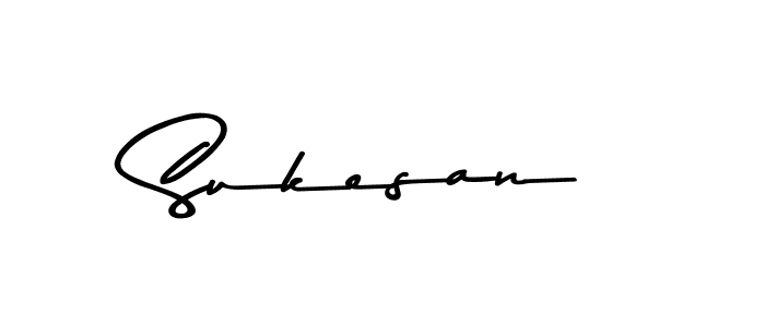 Create a beautiful signature design for name Sukesan. With this signature (Asem Kandis PERSONAL USE) fonts, you can make a handwritten signature for free. Sukesan signature style 9 images and pictures png