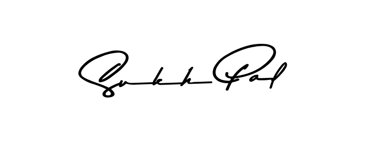 Sukh Pal stylish signature style. Best Handwritten Sign (Asem Kandis PERSONAL USE) for my name. Handwritten Signature Collection Ideas for my name Sukh Pal. Sukh Pal signature style 9 images and pictures png