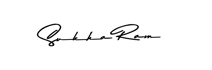Create a beautiful signature design for name Sukha Ram. With this signature (Asem Kandis PERSONAL USE) fonts, you can make a handwritten signature for free. Sukha Ram signature style 9 images and pictures png