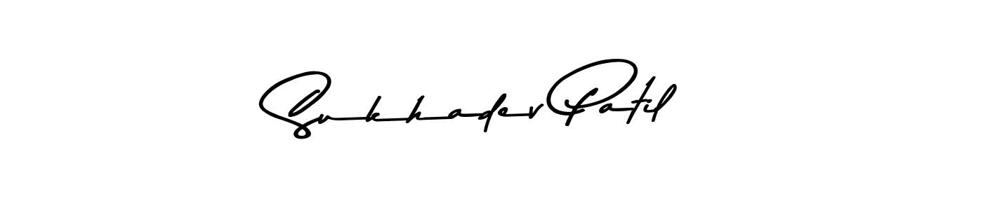 Create a beautiful signature design for name Sukhadev Patil. With this signature (Asem Kandis PERSONAL USE) fonts, you can make a handwritten signature for free. Sukhadev Patil signature style 9 images and pictures png