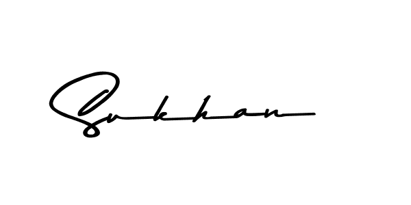 Sukhan stylish signature style. Best Handwritten Sign (Asem Kandis PERSONAL USE) for my name. Handwritten Signature Collection Ideas for my name Sukhan. Sukhan signature style 9 images and pictures png