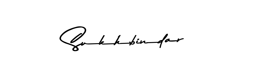 How to make Sukhbindar signature? Asem Kandis PERSONAL USE is a professional autograph style. Create handwritten signature for Sukhbindar name. Sukhbindar signature style 9 images and pictures png