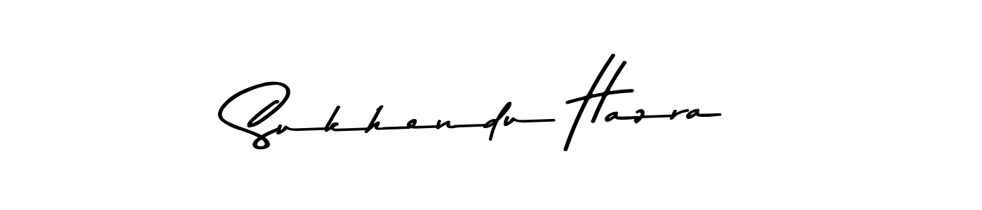 Create a beautiful signature design for name Sukhendu Hazra. With this signature (Asem Kandis PERSONAL USE) fonts, you can make a handwritten signature for free. Sukhendu Hazra signature style 9 images and pictures png