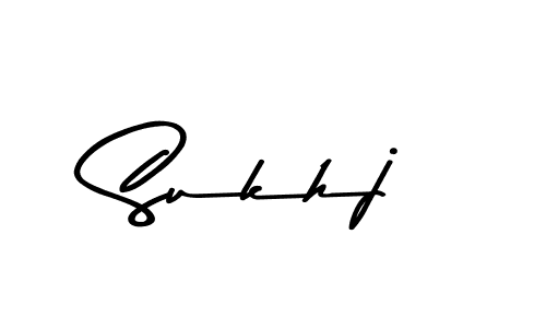 Use a signature maker to create a handwritten signature online. With this signature software, you can design (Asem Kandis PERSONAL USE) your own signature for name Sukhj. Sukhj signature style 9 images and pictures png